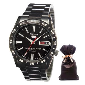 SEIKO セイコー5 自動巻き腕時計 黒い稲...の詳細画像4