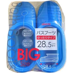 アイセン やさしい履き心地 お風呂掃除 バスブーツ ビッグ 28.5cm ブルー｜family-seikatsukan-y