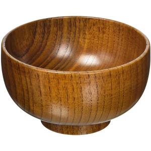 イシダ お椀 漆塗 天然木 木製 本体サイズ:7×11.2×11.2cm