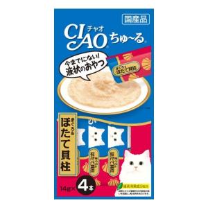 いなば CIAO ちゅ〜る まぐろ＆ほたて貝柱 14g×4本(12600105)