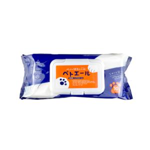 スリーイレブン ペット用ウェットシート ペトエール 50枚入 (34502008)