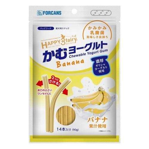 フォーキャンス ヘ　ハッピー3フェアリー　かむヨーグルト　バナナ　14本入(65300232)