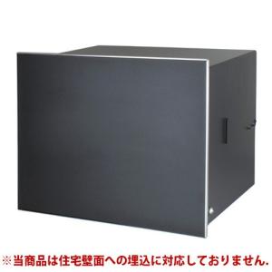 ヴァリオ ネオ スクエア 埋込　ブラックマット（NA1-PL12BM）　※ シンプル おしゃれ デザイン 郵便ポスト 郵便受け VARIO ※