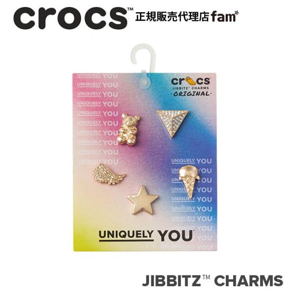 クロックス crocs【アクセサリー jibbitz ジビッツ】Goled Icons 5Pack/...