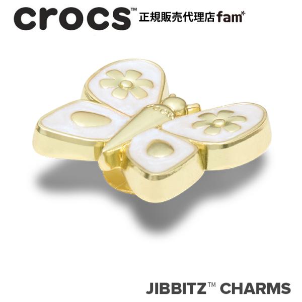 クロックス crocs【アクセサリー jibbitz ジビッツ】ANIMAL1 //Gold Pea...