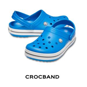 クロックス crocs【メンズ レディース サンダル】Crocband/クロックバンド/ブライトコバルトｘチャコール｜##