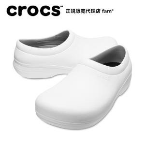 クロックス crocsOn The Clock Work Slip-on/オンザクロックワークスリップオン/ホワイト ##