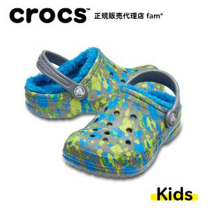 クロックス crocs【キッズ ボア】Baya Printed Lined Clog Kids/バヤ プリンテッド ラインド クロッグ キッズ｜##