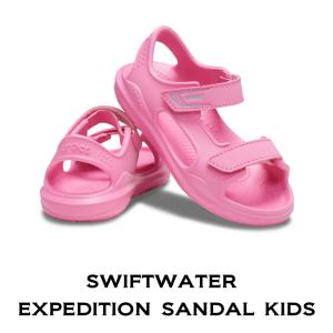 クロックス crocsSwiftwater Expedition Sandal Kids/スウィフトウォーター エクスペディション サンダル キッズ/P.レモネード ##