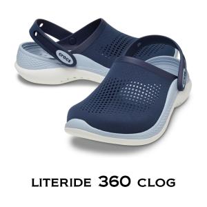 クロックス crocs【メンズ レディース サンダル】LiteRide 360 Clog/ライトライド 360 クロッグ/ネイビー×ブルーグレー｜##