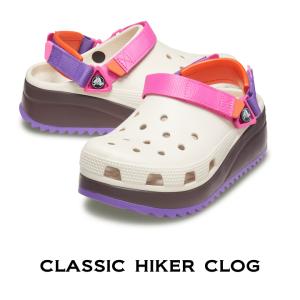 クロックス crocs【メンズ レディース サンダル】Classic Hiker Clog/クラシック ハイカー クロッグ/スタッコｘマルチ｜##