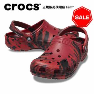 クロックス crocs【メンズ レディース サンダル】Classic Marbled Clog/クラシック マーブルド クロッグ/ペッパー×ブラック｜##
