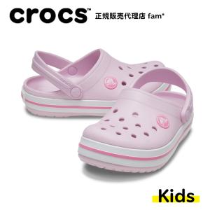 クロックス crocs【キッズ サンダル】Crocband Clog K /クロックバンド クロッグ K/バレリーナピンク｜##