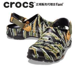 クロックス crocs 【メンズ レディース サンダル】 Classic All Terrain Camo Clog/クラシック オールテレイン カモ クロッグ/ブラック×マルチ/アウトドア｜##の商品画像