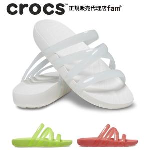 クロックス crocs【レディース サンダル】Crocs Splash Glossy Strappy W/クロックス スプラッシュ グロッシー ストラッピー｜##｜crocs正規販売代理店 fam