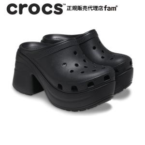 クロックス crocs【メンズ レディース サンダル】Siren Clog/サイレン クロッグ/厚底 ヒール/ブラック｜☆｜crocs正規販売代理店 fam