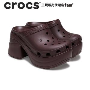 クロックス crocs【メンズ レディース サンダル】Siren Clog/サイレン クロッグ/厚底 ヒール/モカ｜##｜famshoe