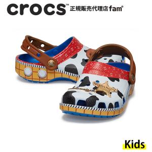 クロックス crocs【キッズ サンダル】Toy Story Woody Classic Clog K/トイ・ストーリー 「ウッディ」クラシック クロッグ K/ブルージーン｜☆｜famshoe