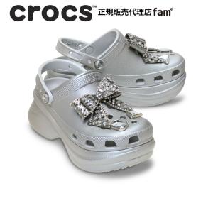 クロックス crocs【レディース サンダル】Bae Bedazzled Bows Clog/ベイ ビダズルド ボウ クロッグ/214117-040｜
