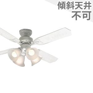 長期保証 軽量 LED 4灯 明るさ8畳 調光 大風量 東京メタル工業 ホワイト シーリングファン ライト MCE-017｜fan-taro