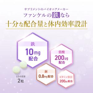 鉄&葉酸 栄養機能食品 30日分 サプ...の詳細画像4