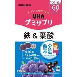 UHA味覚糖 グミサプリ 鉄&葉酸 6...の詳細画像1