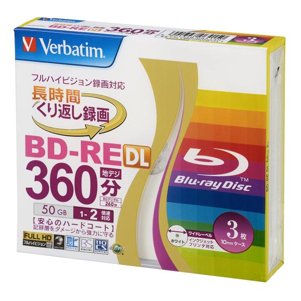 バーベイタムジャパン(Verbatim Japan) くり返し録画用 ブルーレイディスク BD-RE...
