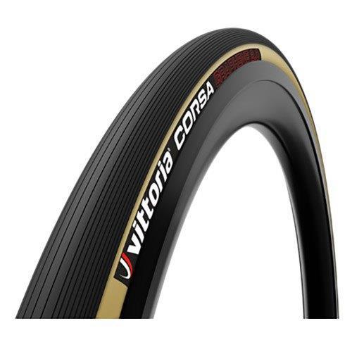 ヴィットリア ユニセックス タイヤ ロードタイヤ Corsa Tubular 700C X 25 カ...