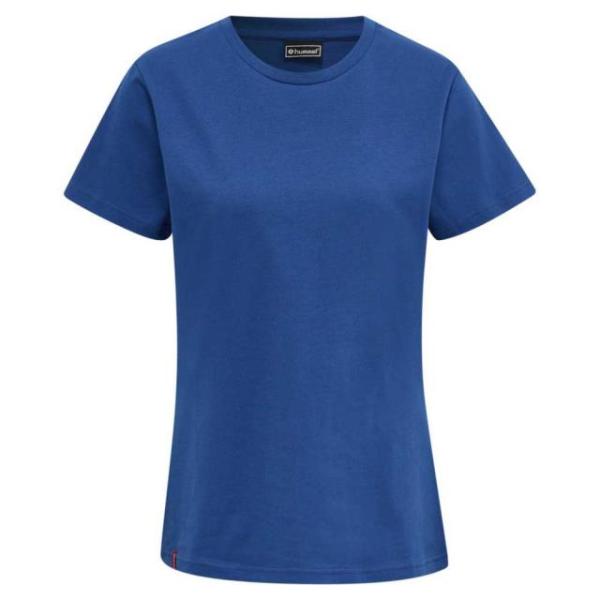 ヒュンメル レディース Tシャツ 半袖Tシャツ Red Heavy カラー:True Blue