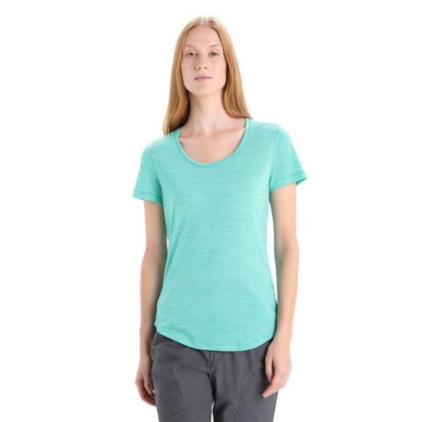 アイスブレーカー レディース Tシャツ 半袖Tシャツ Sphere II Scoop カラー:Fre...