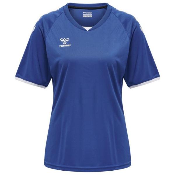 ヒュンメル レディース Tシャツ 半袖Tシャツ Core Volley カラー:True Blue