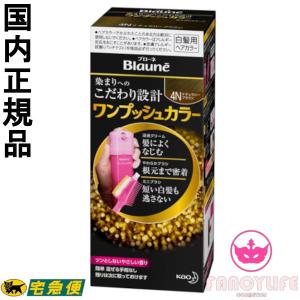 花王 KAO ブローネ ワンプッシュカラー 4N ナチュラリーブラウン