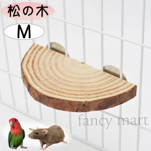 小動物 デグー ファンシーラット モルモット ステップ 階段 ステージ 鳥 セキセイインコ 文鳥 止まり木 足場 半円型 天然木 松の木 日本製 M｜fancymart