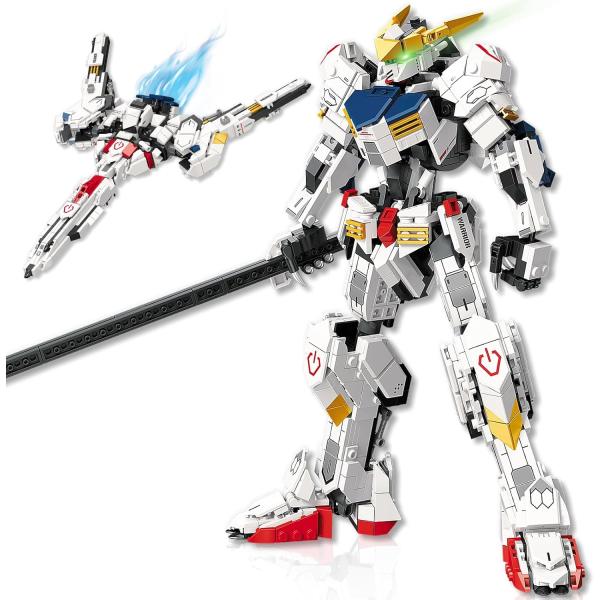 変身ロボット組み立てセット 大人用 2イン1 都市戦士メカ&amp;戦闘機組み立ておもちゃモデル 952ピー...