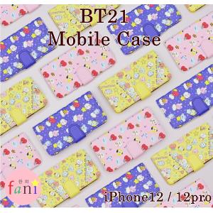 BT21 モバイルケース 手帳型アイフォンケース / 3種選択別 BABY MOBILE CASE