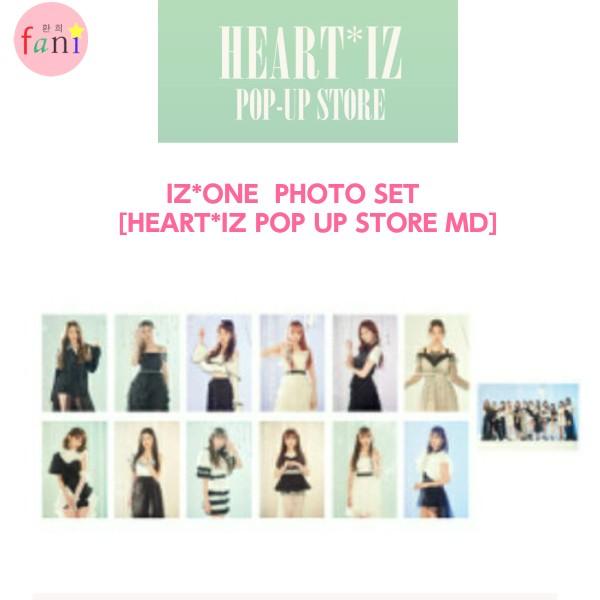 IZ*ONE PHOTO SET [HEART*IZ POP UP STORE GOODS] OFF...