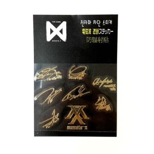 MONSTA X (モンエク) 24K ゴールドサイン ロゴ シール 【メール便可】｜fani2015