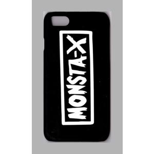 MONSTA X モンスターエックス ロゴ IPHONE7/8S CASE BLACK 1｜fani2015