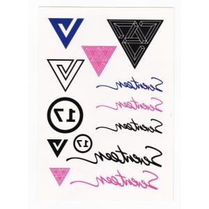 SEVENTEEN（セブンティーン）TATOO STICKER タトゥーステッカー【メール便可】｜fani2015