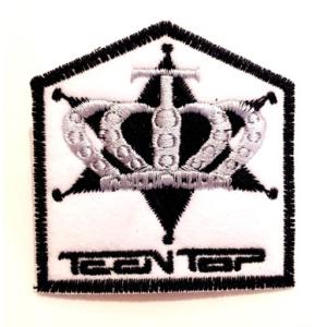TEEN　TOP teen　top ティントップロゴ刺繍ワッペン【メール便可】