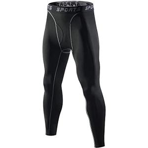 [Nesseo] スポーツタイツ メンズ 前開き コンプレッションタイツ