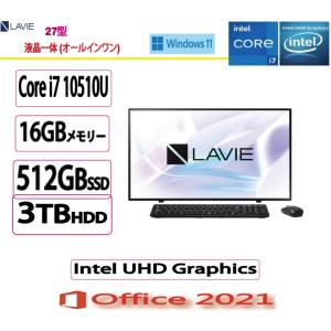LaVie NEC 27型 デスクトップパソコン LAVIE A27 PC-A2798DAB-J