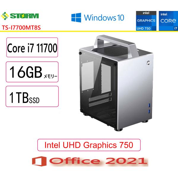 新品  STORM(ストーム) ゲーミングPC STORM コンパクトPC / TS-I7700MT...