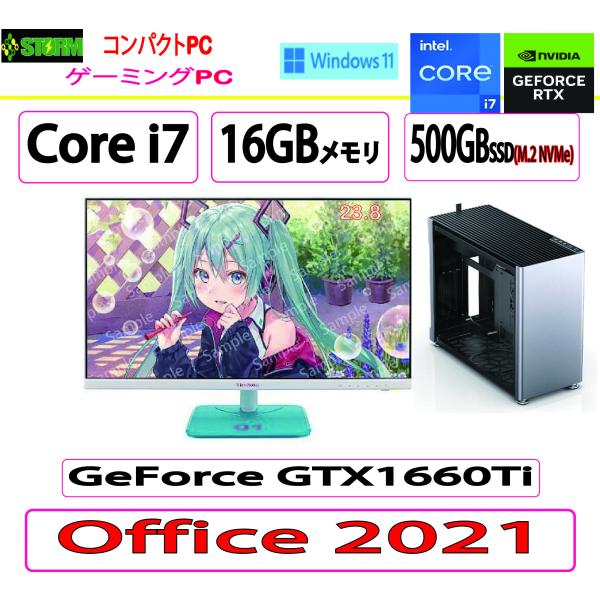 新品 STORM(ストーム) ゲーミングPC STORM コンパクトPC/TS-I7700GTX66...