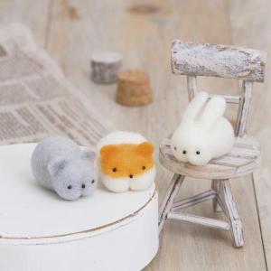 ハマナカ 羊毛フェルト キット かわいい森のどうぶつたち ひょっこり