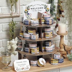 ウェルカムオブジェ プチギフト 結婚式 Joy Garden(ハートクッキー)48