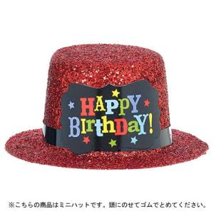 グリッターミニハット バースデーブライツ  パーティーグッズ