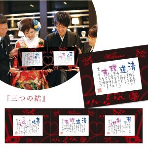 名前 ポエム 三つの結 結婚式 両親 贈呈品 プレゼント ウェルカムボード 結婚祝い 名入れ ギフト セット 3連 家族 ハート 水引 和風 ペア 詩 ネームインポエム Nip Np2401 Fanmary ファンメアリー 通販 Yahoo ショッピング