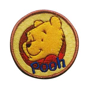 ディズニー くまのプーさん ワッペン 7.2cm ワッペン アイロン 手芸用品 刺しゅう 刺繍 手作り アップリケ キッズ 子供 入学 入園 Winnie the Pooh Disney yp
