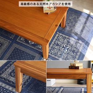 こたつテーブル 北欧 長方形 105×60 お...の詳細画像2